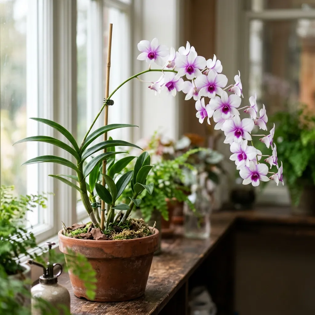 Dendrobium Orchid plant care reference image