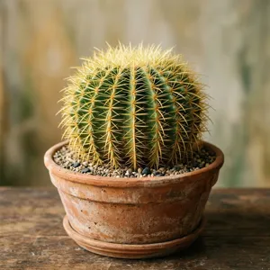 Golden Barrel Cactus (Kroenleinia grusonii) plant profile thumbnail