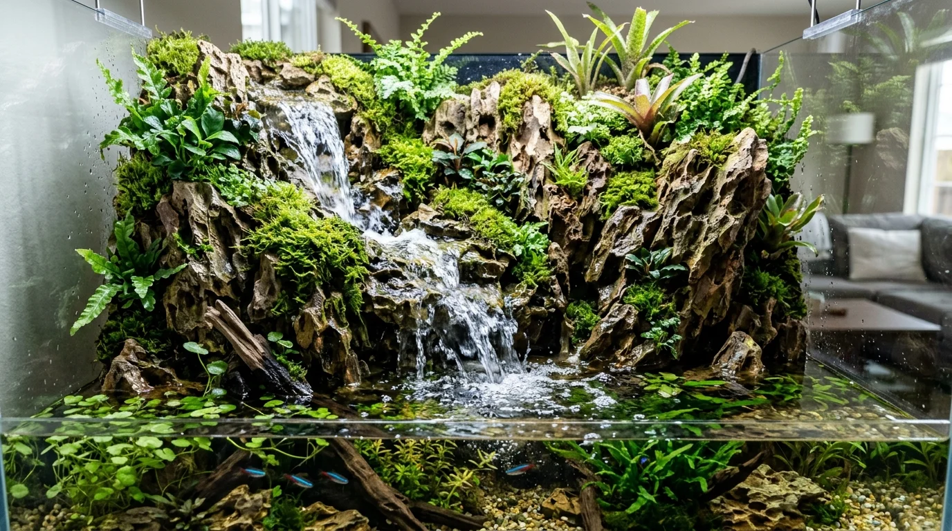 Paludarium Waterfall Guide - Plant Care Guide