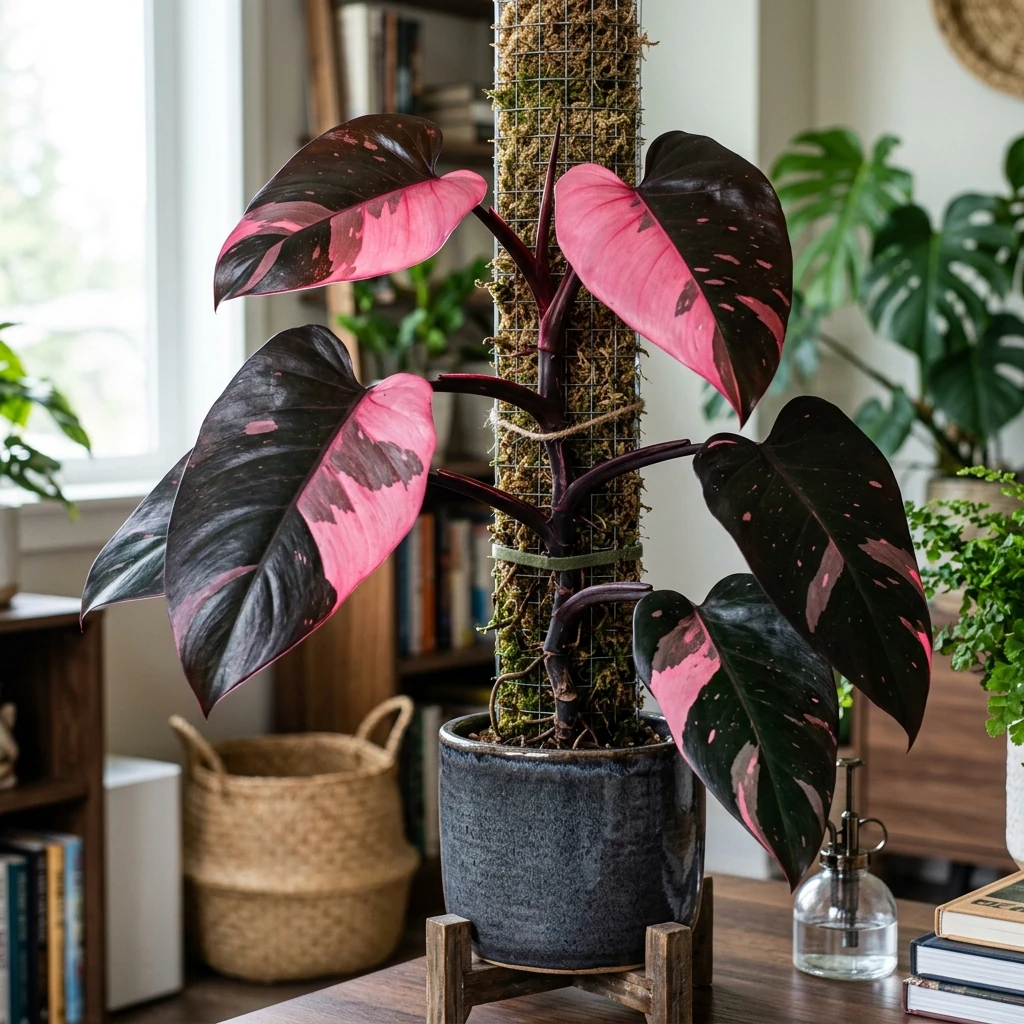 Pink Princess Philodendron (Philodendron erubescens) plant care reference image